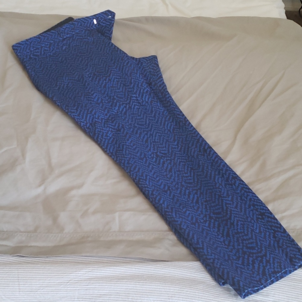 Banana Republic print pants (crop)